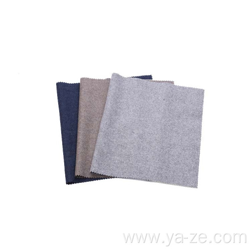 top quality woven woolen flannel fabric for cloth